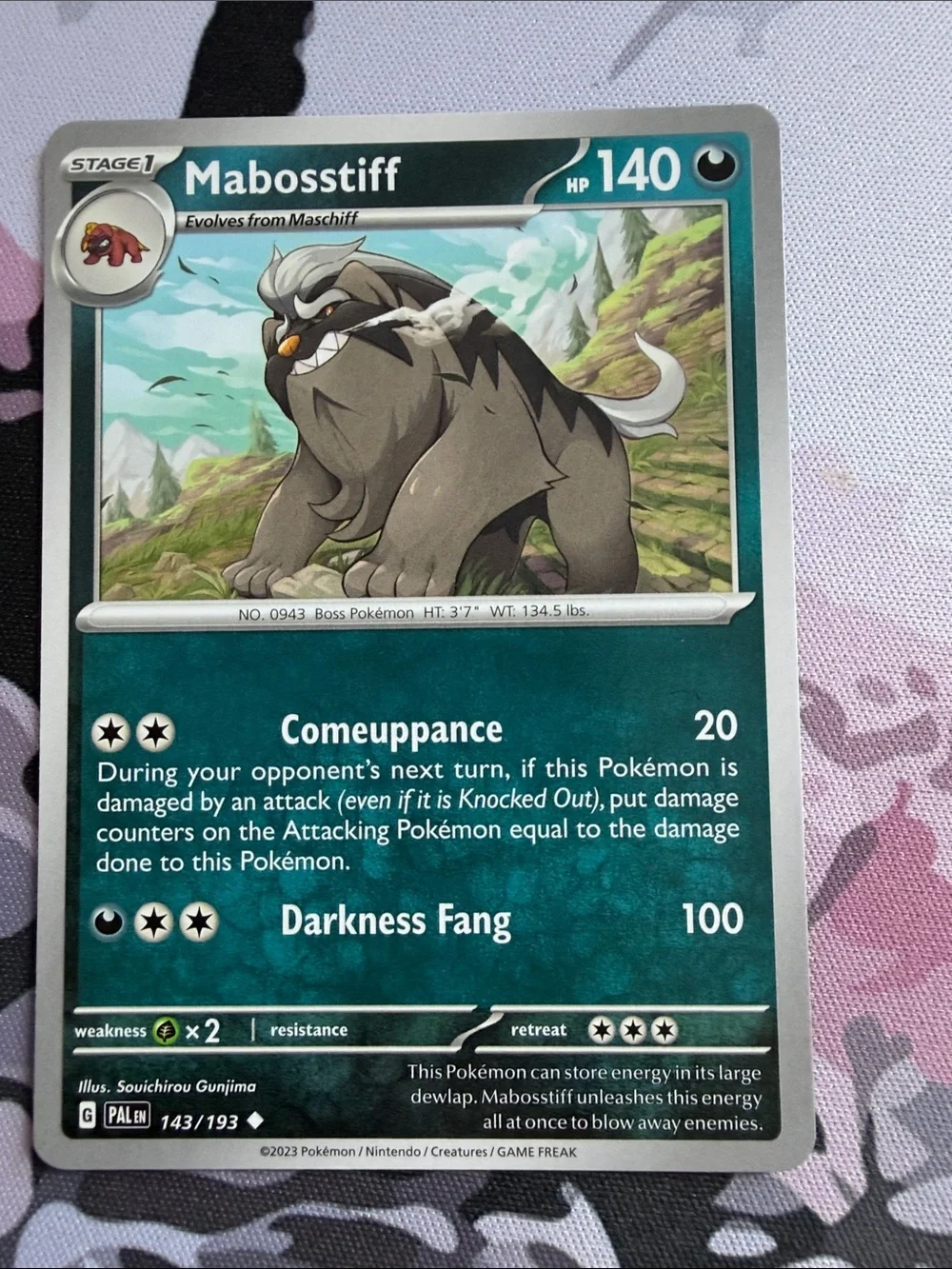 Maschiff & Mabosstiff Collection Lot | 5 Pokémon Cards | ✨5/$25✨